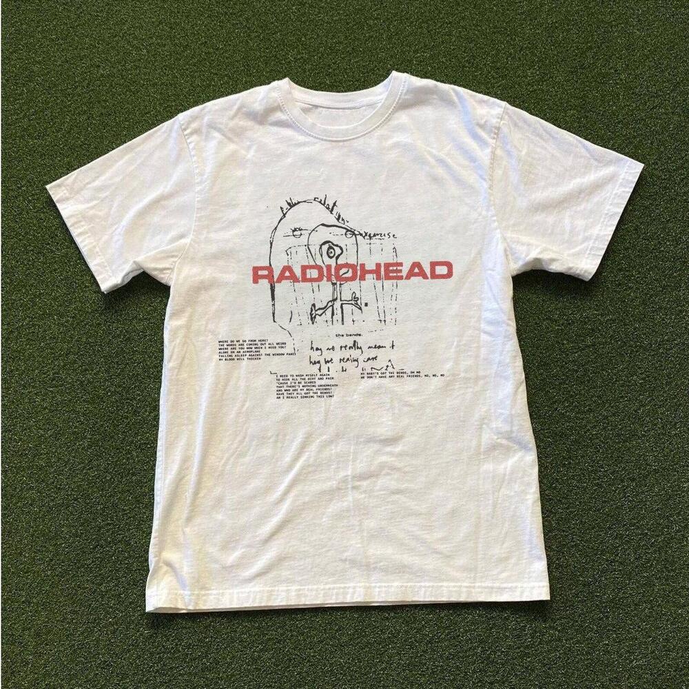 White Radiohead Tee